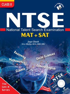 cover image of NTSE – National Talent Search Examination